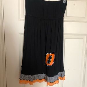 OSU Strapless Game Day Dress Size M